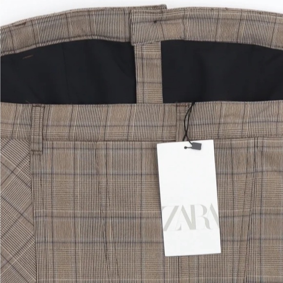 ZARA PLAID CORSET TOP - Picture 6 of 6